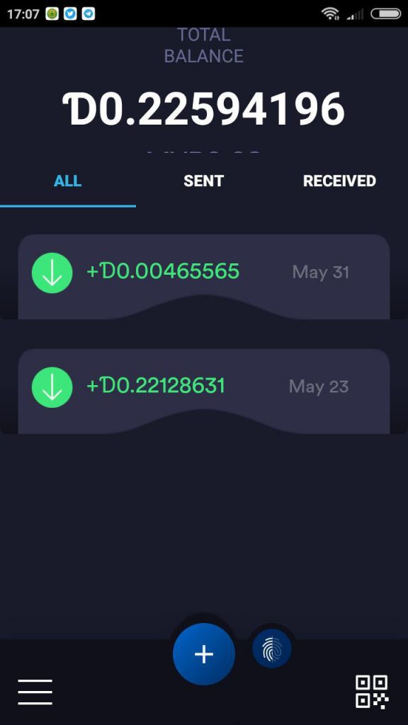 Wallet DGB platfom android