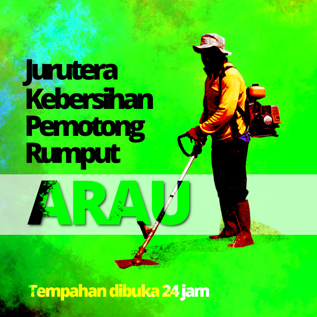 jurutera-pemotong-rumput-arau
