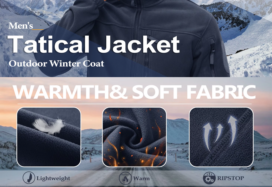 TACVASEN Men's Fleece Jacket - AliExpress 200000343