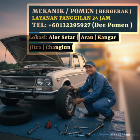 Mekanik / Pomen Bergerak ( ON CALL ). Alor Setar, Jitra, Changlun, Arau dan Kangar. Call - 013 229 5927