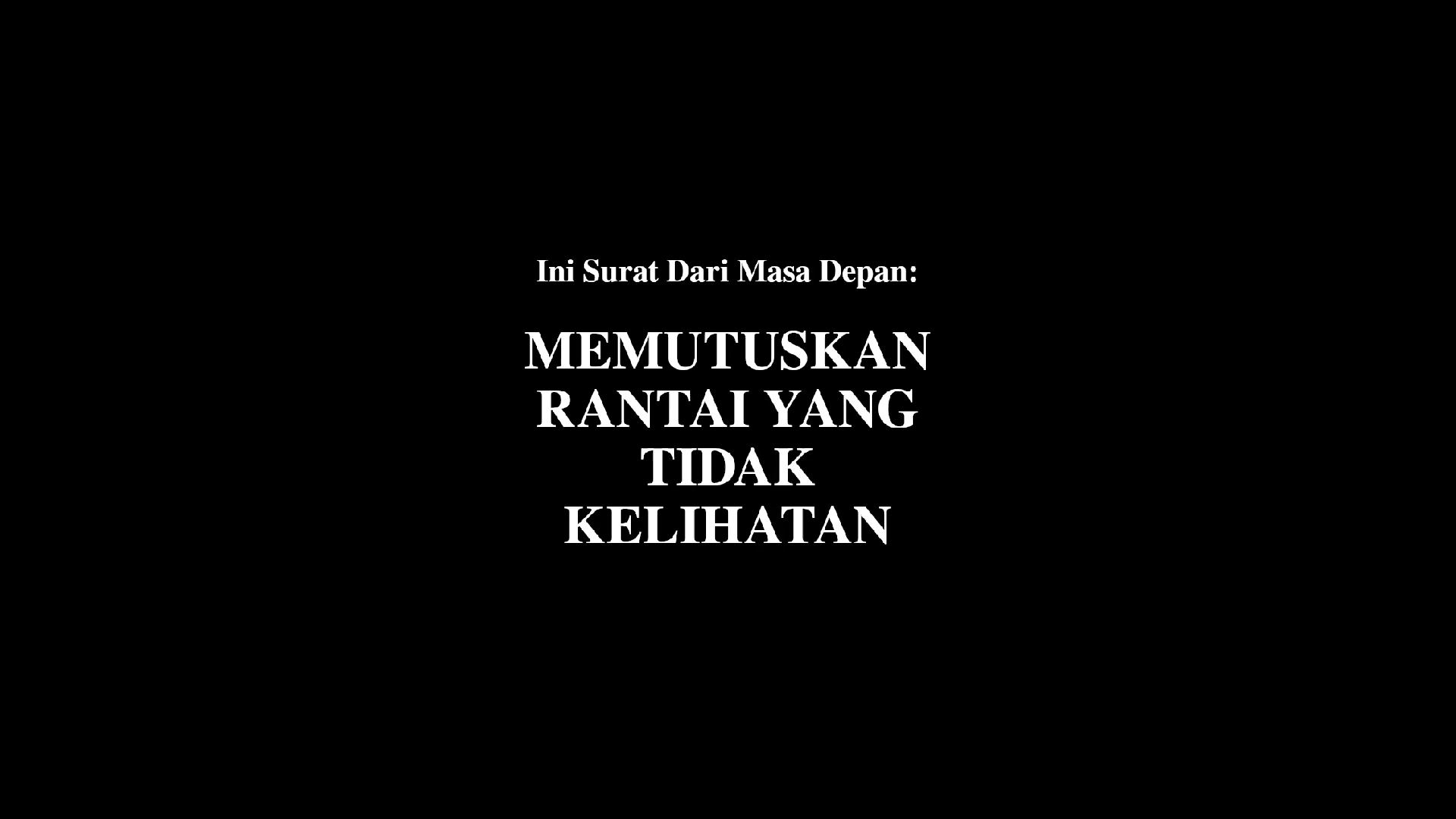 Surat Dari Masa Depan