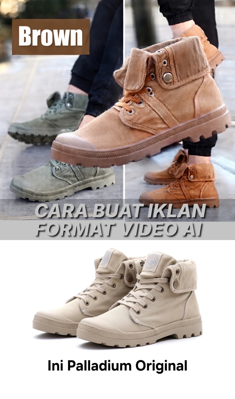 Cara Iklan Kasut
