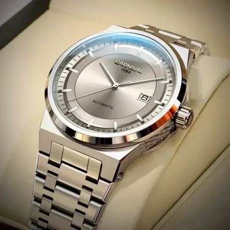 Relogio Masculino CARNIVAL Mechanical Business Watch For Men Reloj Hombre