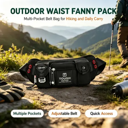 Men's Waist Bag Multifunctional Oxford
